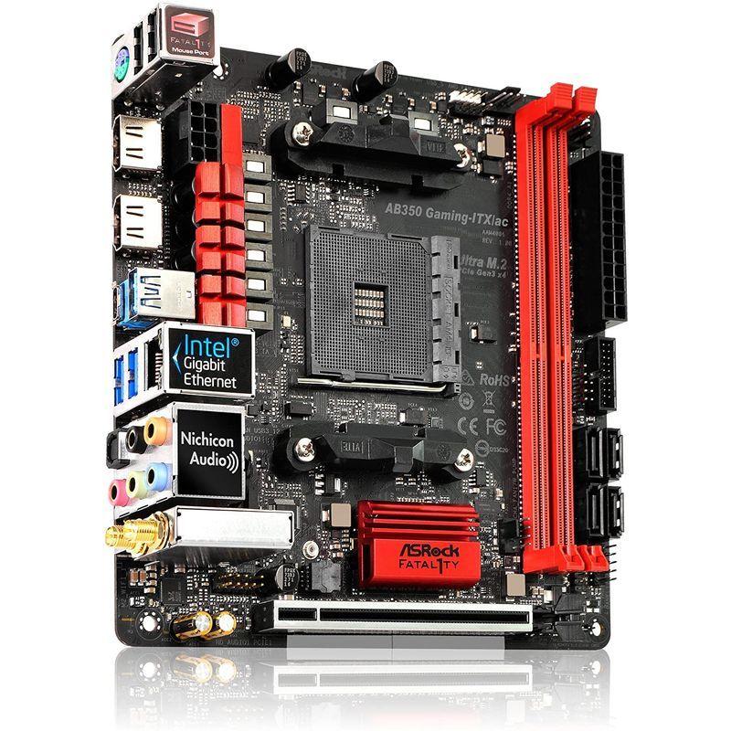 新色正規販売店 Asrock Amd 50チップセット搭載 Mini Itx マザーボード Ab350 Gaming Itx Ac 元の価格の販売 Aego Co Rs