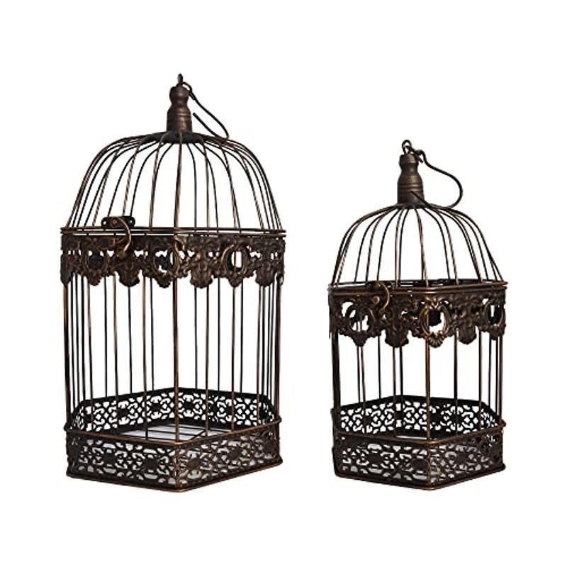 鳥かご とりかご インテリア アイアン 鳥籠 置物 置き物 Mu Ra トリカゴオブジェシリーズ アンティーク M Lヘキサゴン2個セッ ももハウス 通販 Yahoo ショッピング