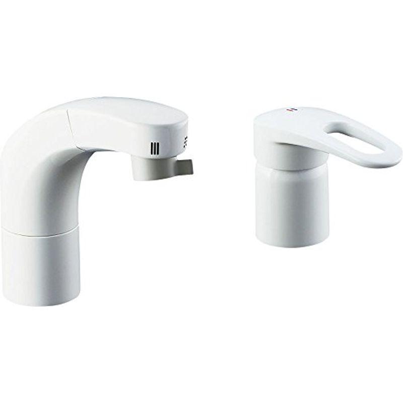 LIXIL(リクシル) INAX 洗面器・手洗器用水栓金具 ホース引出式シングルレバー洗髪シャワー混合水栓 SF-800SU