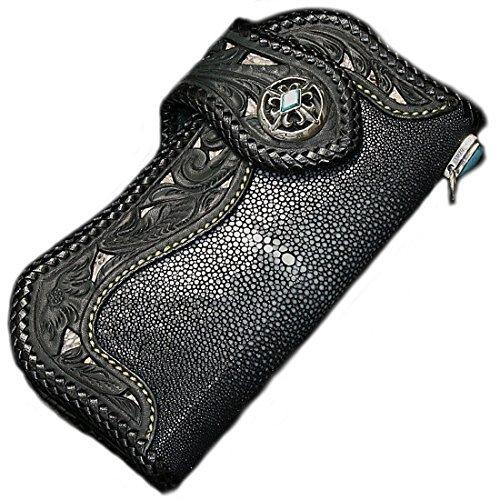 即納最大半額 バイカーズウォレット レザーウォレット メンズ 長財布 本革 レザー カット エイ革 スティングレイ ガルーシャ A B0084lr2c6 ももハウス 通販 Yahoo ショッピング 即日出荷 Www Lequotidien Mr