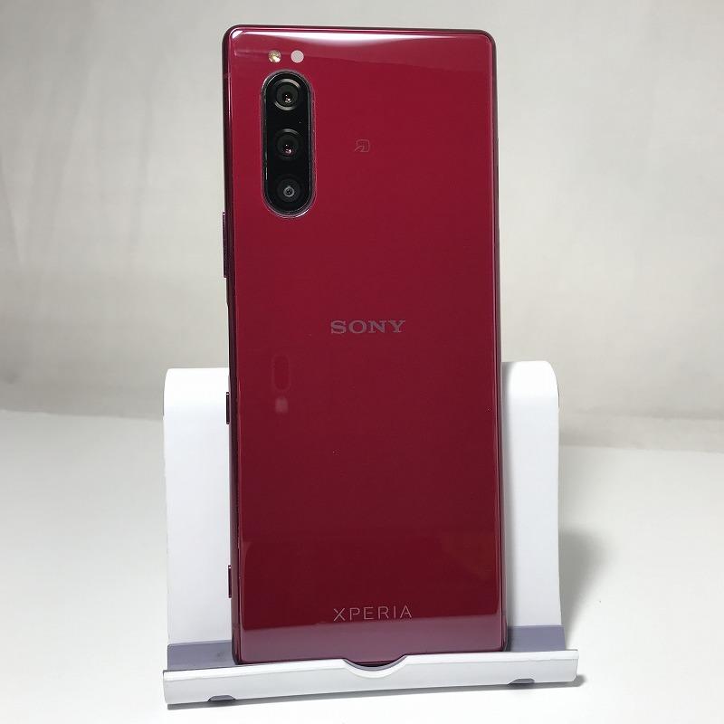 ✓新品同様 Xperia5 SOV41 レッド SIMロック解除済み 956-