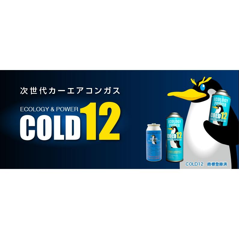 コールド12(10本)R12用 カーエアコンガス クーラーガス COLD12 ノンフロン｜momo380320｜02