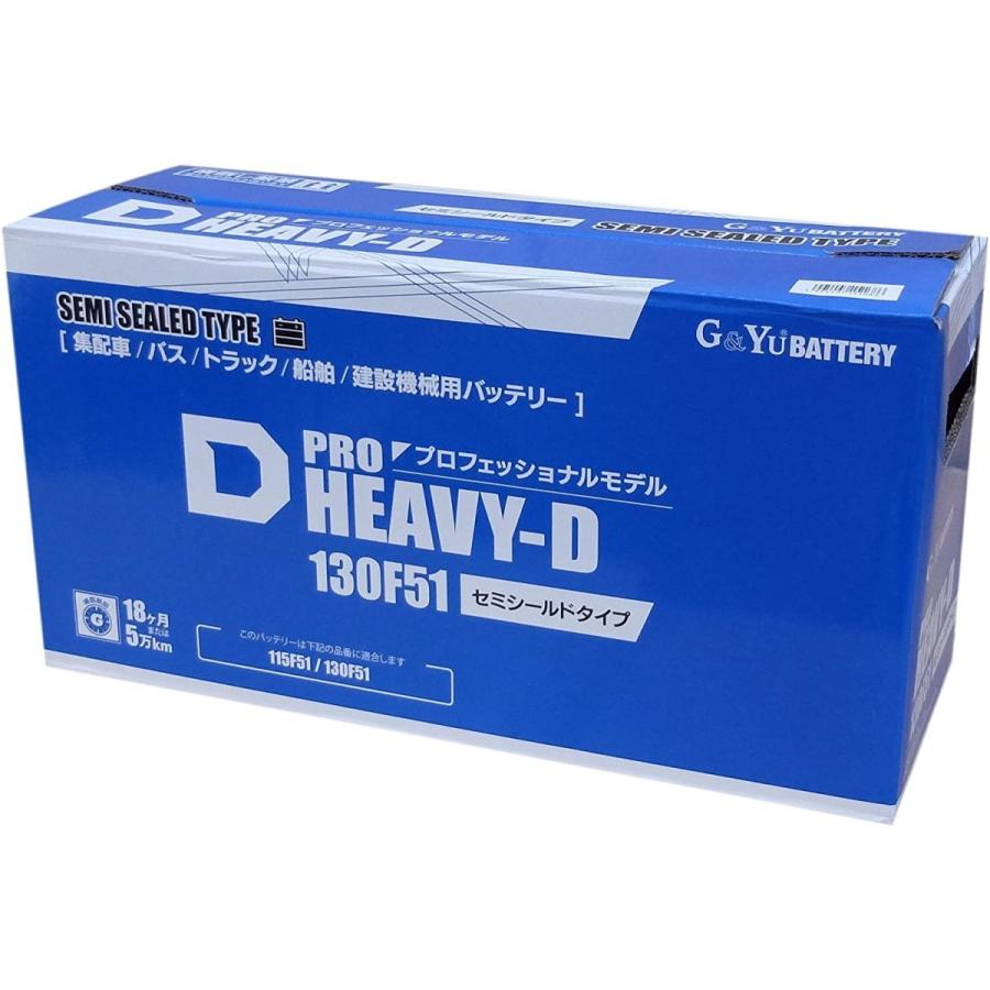 G&Yuバッテリー SHD-130F51 セミシールド 密閉式(95F51,110F51 G&Yuバッテリー SHD-130F51 セミシールド 密閉式(95F51,110F51