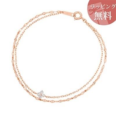 ヨンドシー ブレスレット シルバー ピンクゴールド キュービックジルコニア 4℃