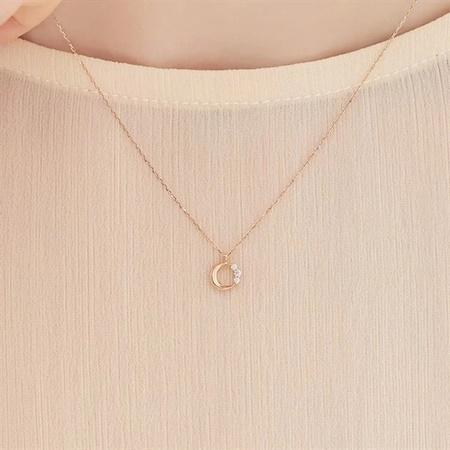 カナルヨンドシー Canal 4℃ カナル4℃ K10ピンクゴールド ネックレス 