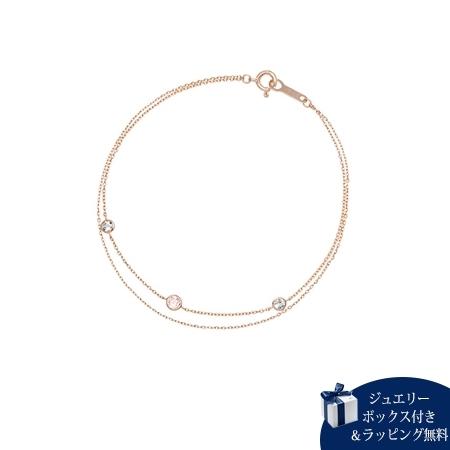 ヨンドシー 4℃ K10ピンクゴールド ブレスレット シンセティック 