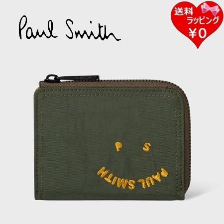 ポールスミス Paul Smith 折財布 PSハッピーフェイス 2つ折り財布 