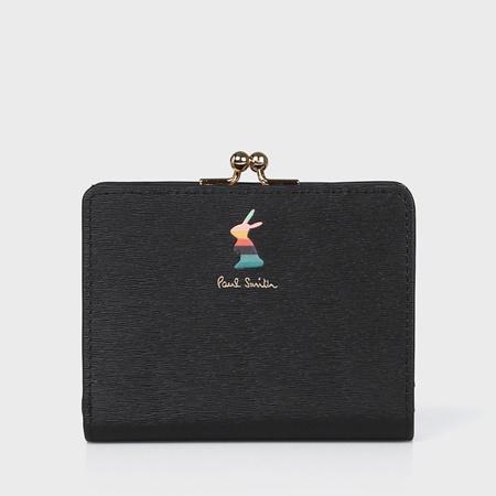 ポールスミス Paul Smith 折財布 マーケトリーバニー がま口2つ折り