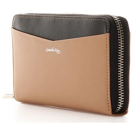 新着商品 サマンサキングズ 財布 長財布 バイカラー ラウンドジップ長財布 ベージュ Samantha Kingz 数量は多 Clearchannel Com Br