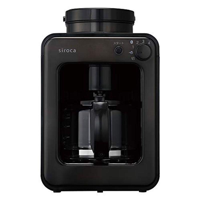 シロカ 全自動コーヒーメーカー タングステンブラック SC-A221(K/KT)