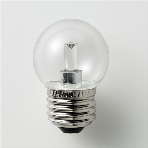 （まとめ） ELPA LED装飾電球 ミニボール球形 E26 G40 クリア電球色 LDG1CL-G-G256 〔×5セット〕｜momoda｜02