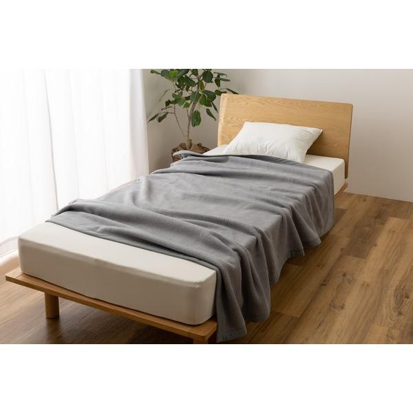 毛布 寝具 シングル 約140×200cm グレー シルク100% 日本製 毛布 寝具 シングル 約140×200cm グレー シルク100% 日本製