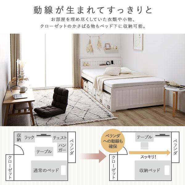 ベッド セミダブル ボンネルコイルマットレス付き ブラウン 高さ調整