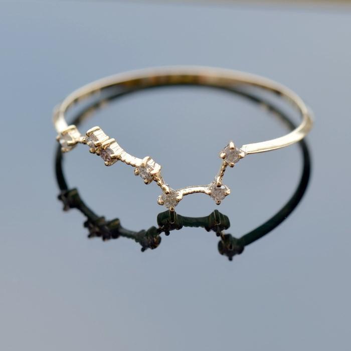 リング ダイヤモンド 0.05ct 北斗七星 指輪 レディース 18金 18k リング ダイヤモンド 0.05ct 北斗七星 指輪 レディース 18金 18k