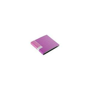 BUFFALO CD&DVDファイルケース ブックタイプ 12枚収納 ピンク 