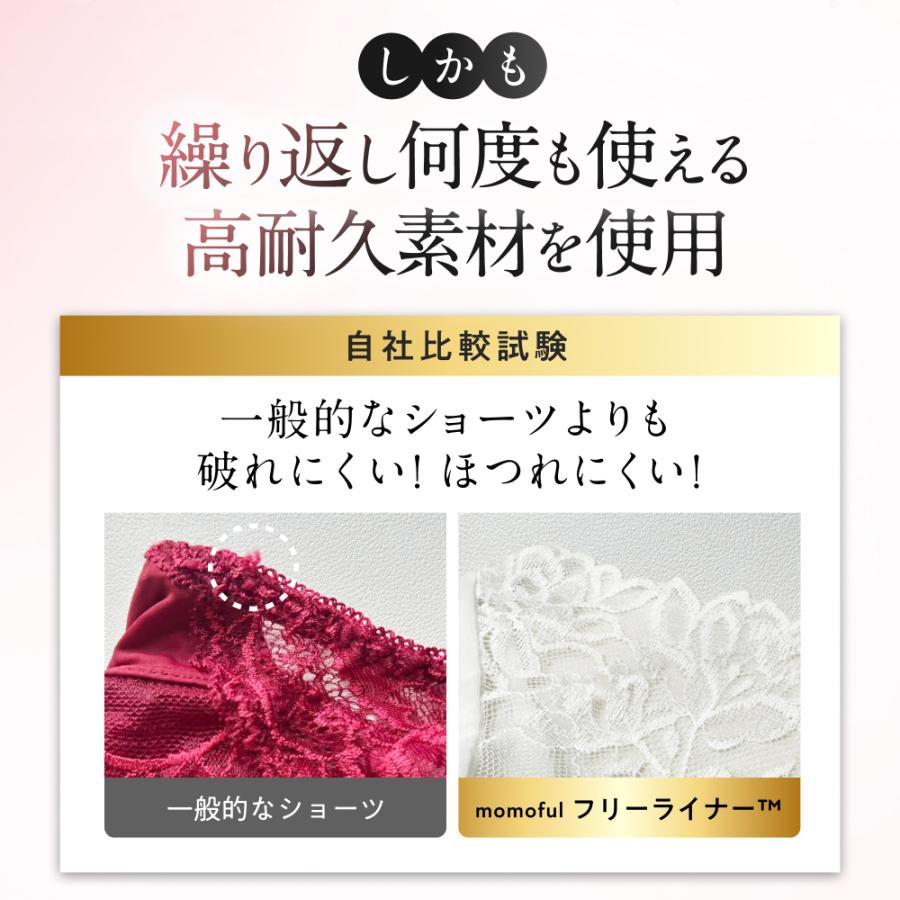 フリーライナー luxury 2枚セット 吸水ショーツ レース Tバック