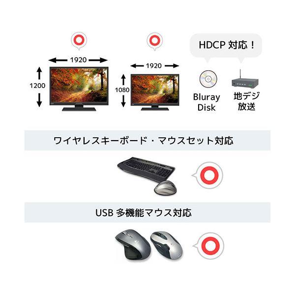 特典付き ラトックシステム DVIパソコン切替器(4台用) RS-430UDA