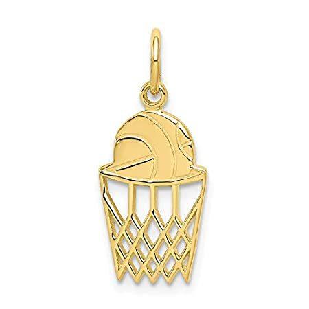 福岡空港免税店 10k Yellow Gold Basketball Pendant Charm Necklace Sport Fine Jewelry For Wo 買換応援 Elclubaleman Cl
