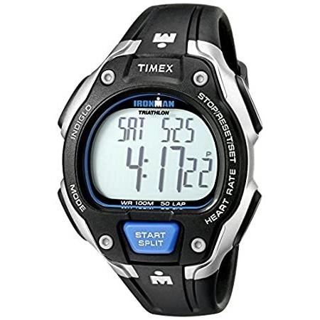 Timex Men's T5K718 Ironman Road Trainer Full-Size Digital HRM Watch & Flex- その他帽子