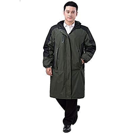 最安値で メンズ防水スキーマウンテン防風アウトドアジャケットフード付き Zevondaレインジャケット 世界の商品を直輸入 グリーン M 55 90kg コート アウター Navigatecsi Com