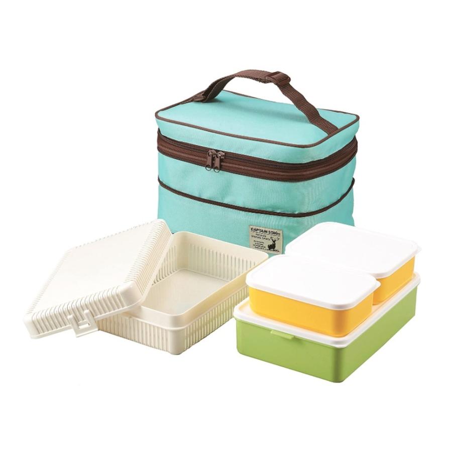CAPTAIN STAG キャプテンスタッグ ファミリーランチボックス ミント