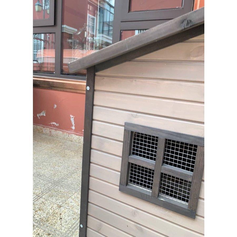 【中古品/USED】 屋外用犬小屋 豪華別荘 丈夫 飼育ケージ 小動物 転倒防止 安定性抜群 組立式 松の木 木製 防腐材 中型犬 大型犬用 ペット用品 【WS1875192462】(67101円)