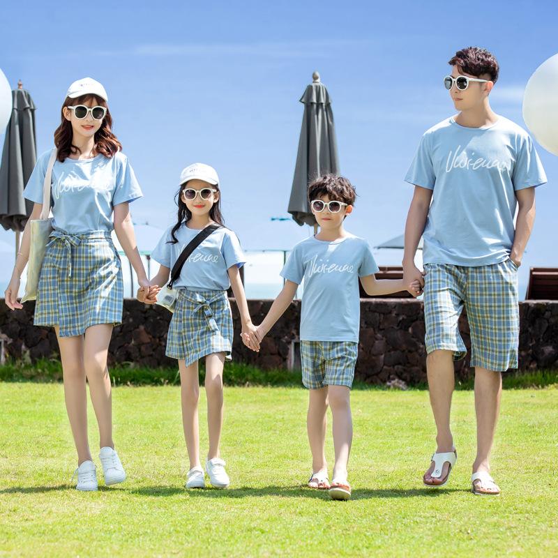 親子服 親子お揃い Tシャツ 半袖 ペアルック お揃い ペア 春夏 親子 ｔシャツ パンツ パパ ママ 女の子 男の子 親子ペア 服 カップル お揃い服 家族旅行用 最高の品質の