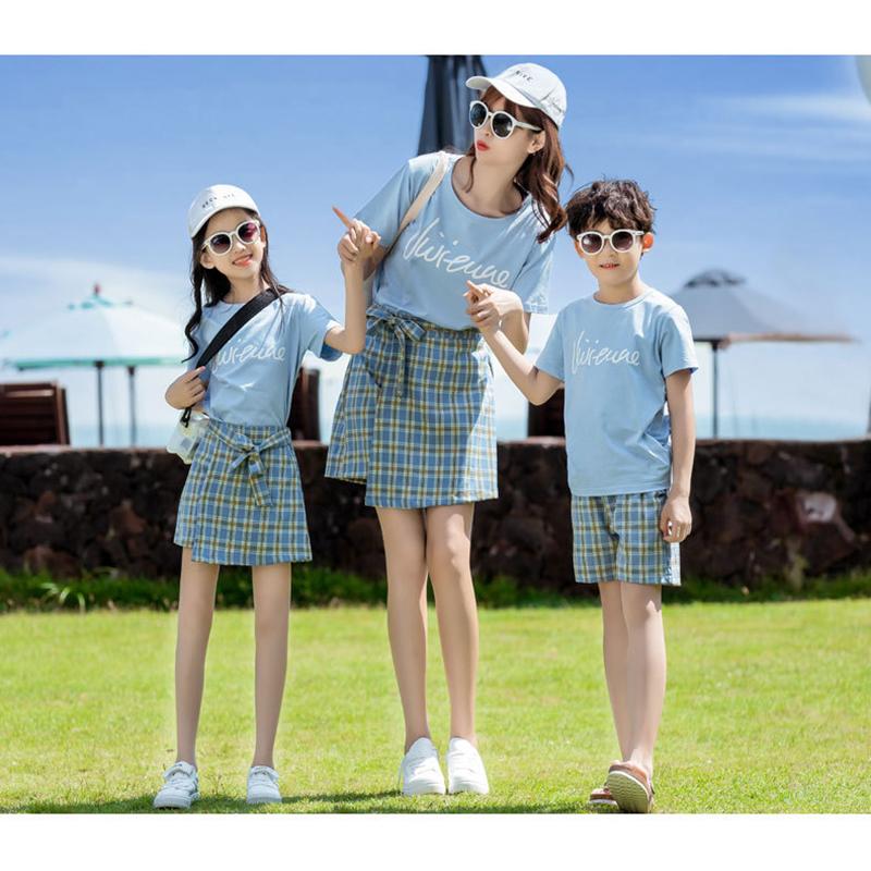 親子服 親子お揃い Tシャツ 半袖 ペアルック お揃い ペア 春夏 親子 ｔシャツ パンツ パパ ママ 女の子 男の子 親子ペア 服 カップル お揃い服 家族旅行用 最高の品質の