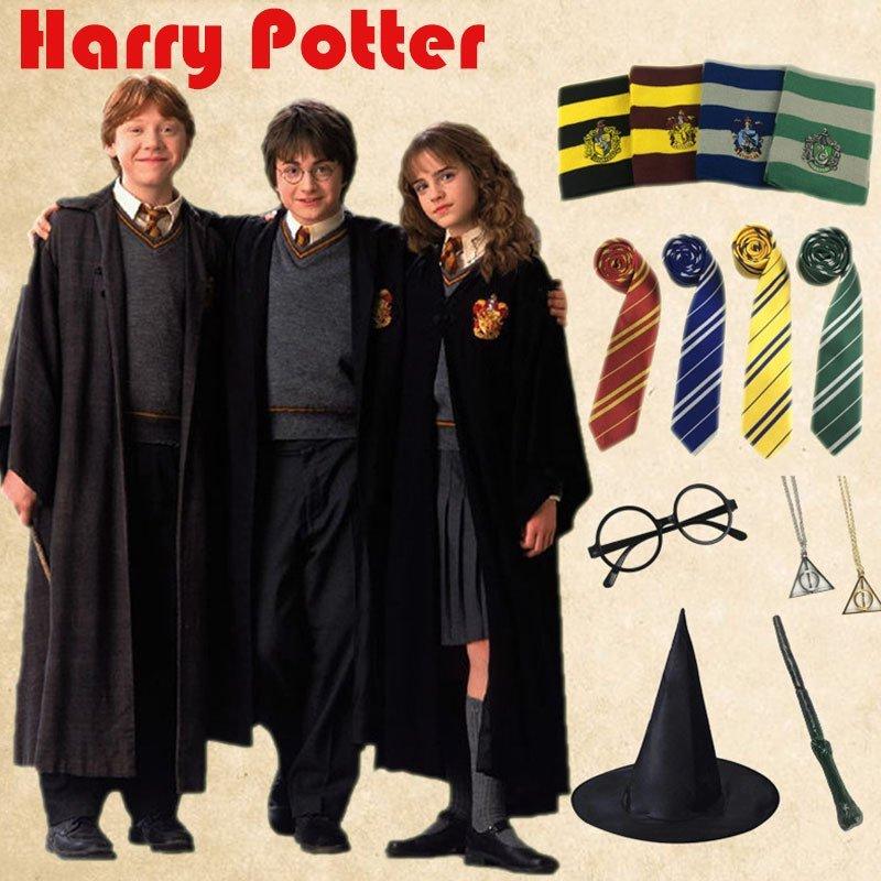 ハロウィン コスプレ衣装 Harry Potter グリフィンドールハリーポッターローブ、レイブンクロー、ハッフルパフ、スリザリンハロウィン/仮装 子供 大人 可愛い