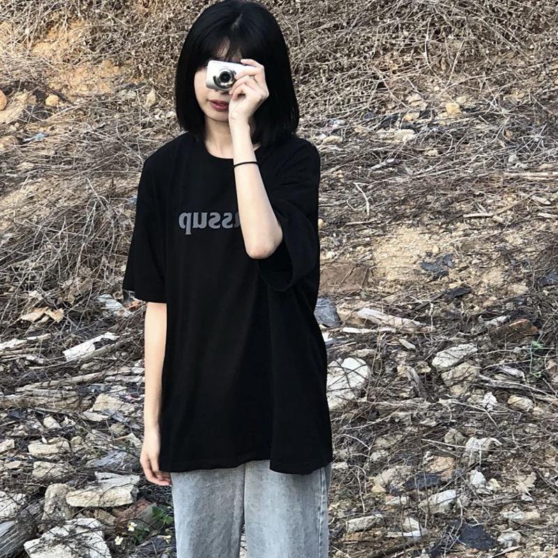 Tシャツ レディース 半袖 夏 トップス 韓国ファッション 原宿系 Bf風 ストリート風 カジュアル 21zfw337 ももももんすたー8 通販 Yahoo ショッピング