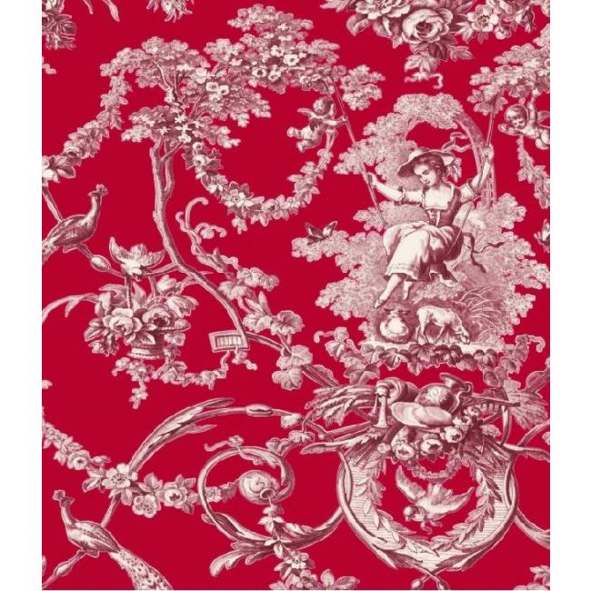 トワルドジュイ LUDIVINE（カラー：レッド） フランス THEVENON