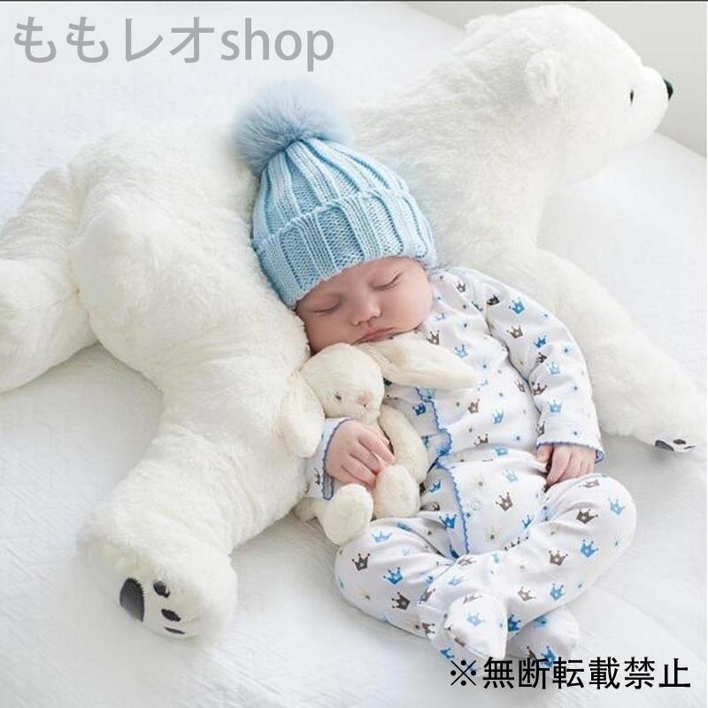 ぬいぐるみ シロクマ 抱き枕 しろくま クッション 70cm インスタ映え 大きい 大きい かわいい 赤ちゃん ベビー リボーンドール用にも Kisa ももレオshop 通販 Yahoo ショッピング
