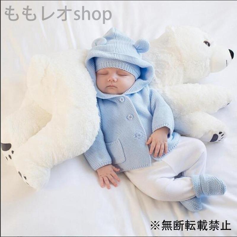 ぬいぐるみ シロクマ 抱き枕 しろくま クッション 70cm インスタ映え 大きい 大きい かわいい 赤ちゃん ベビー リボーンドール用にも Kisa ももレオshop 通販 Yahoo ショッピング