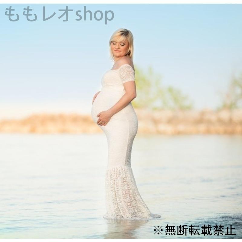 マタニティドレス マーメイドドレス マタニティワンピース レース マタニティフォト ウェディング 妊婦 かわいい おしゃれ Ktc ももレオshop 通販 Yahoo ショッピング