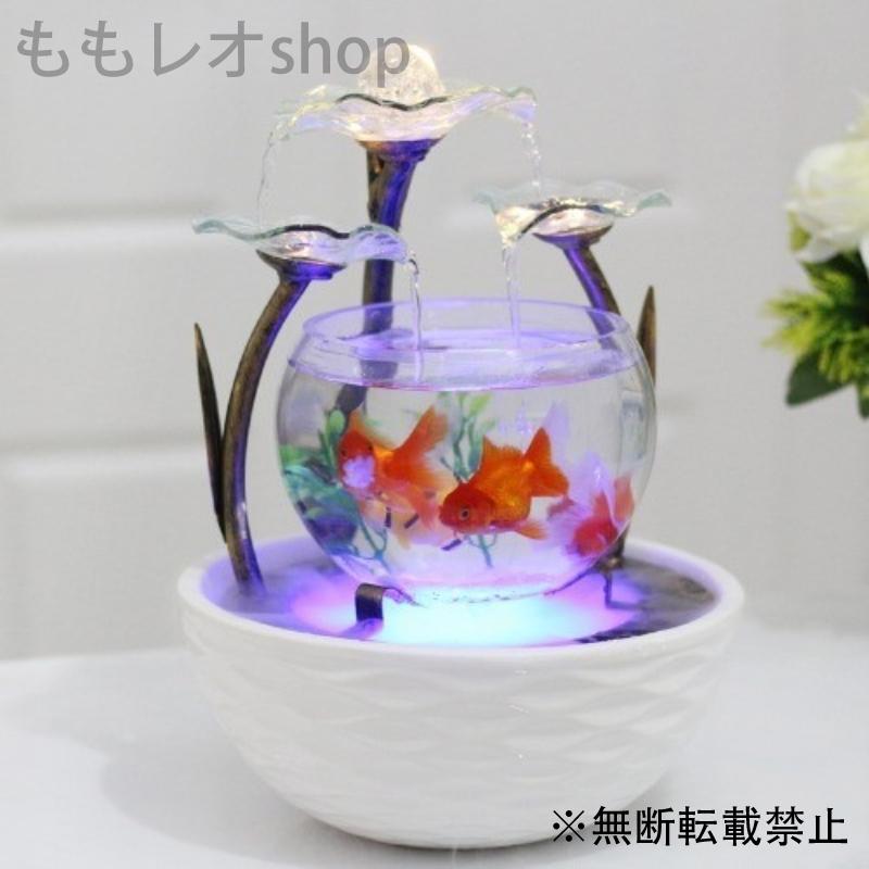 安い 水槽 創造性テーブルトップ 噴水 小さなガラス水族館 水槽屋内 早割クーポン Miamiconservatoryofmusic Com
