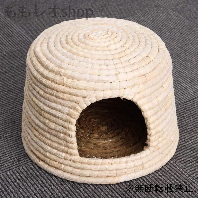 ペット ハウス ちぐら 小屋 藁 手作り ナチュラル 小動物 猫 うさぎ ハムスター Momo Pet ももレオshop 通販 Yahoo ショッピング