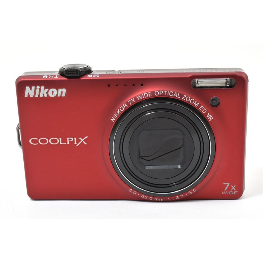 Nikon COOLPIX S6000 フラッシュレッド デジタルカメラ : MOMO'S SHOP
