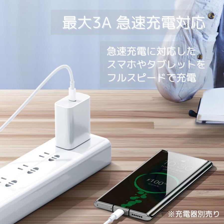 Type-Cケーブル  USB-Cケーブル PD充電ケーブル 60W 0.5m 1m 1.5m 2m データ転送 急速充電 PD QC タイプC Apple  ipad macbook スマホ｜momos-shop｜06