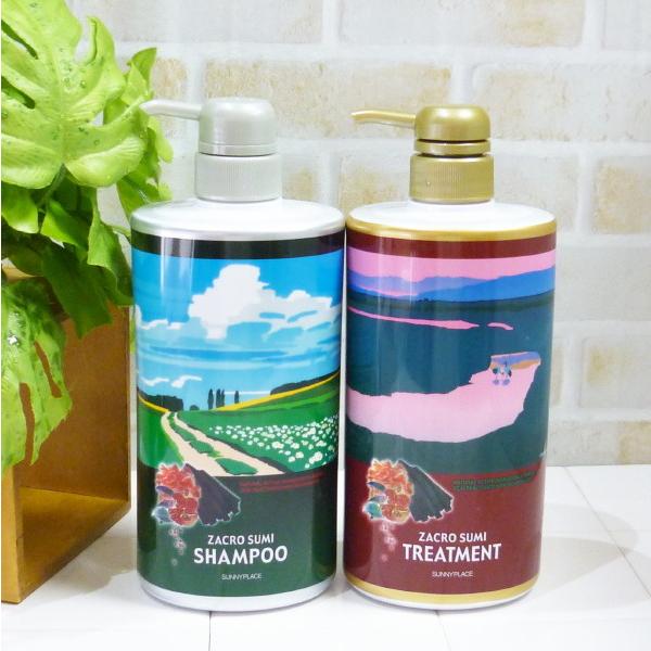 [3本セット(アソート)シャンプー・トリートメント合わせて3本] SUNNYPLACE ザクロ精炭酸シャンプー 800ml トリートメント 800ml ＜本体＞