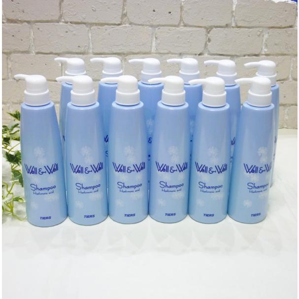 [送料無料(北海道・沖縄、離島除く)]12本セット　TIERS　ティアーズウェル&ウェルシャンプー　500ml