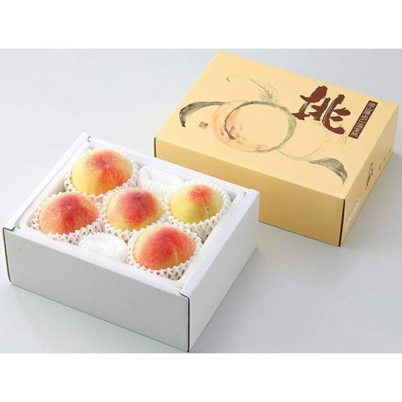 産直品　ハウス栽培・岡山白桃  (5〜7個) 1.3kg 岡山県産 「温室桃」 ＪＡ勝英 発送は5月中旬から【送料無料但し※別途北海道・沖縄￥1500】