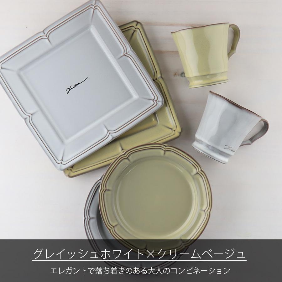 名入れ メモリアル マグカップ ペア おしゃれ 結婚祝い プレゼント ギフト 食器セット サインド＊フレンチシャビーマグ&プレート2種・ペア6点セット｜momoyama｜17