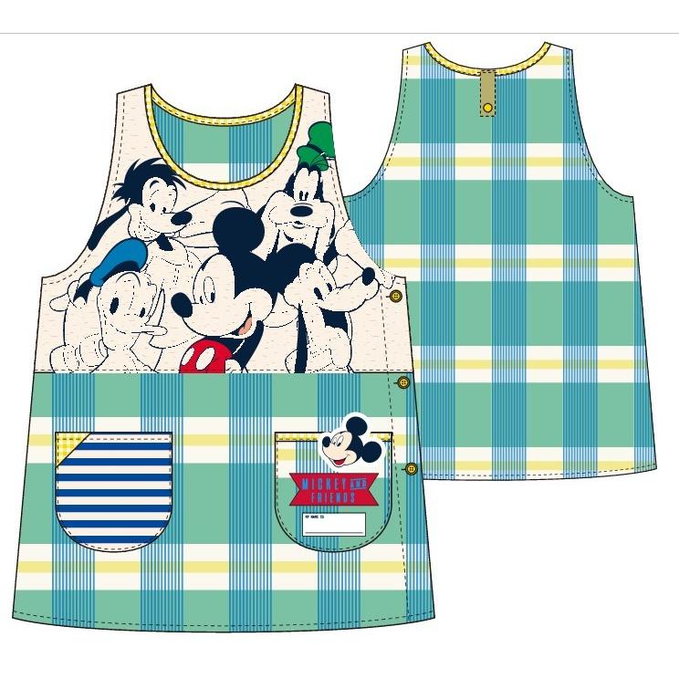 キャラクターエプロンbigパターンエプロンディズニーグリーン おしゃれ 幼稚園 保育士 桃山富子の店 通販 Yahoo ショッピング