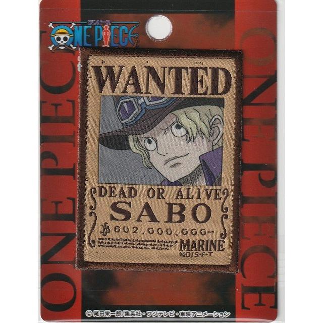 ワンピース 新世界 指名手配書 シールワッペン シールアイロン両用 贅沢屋の