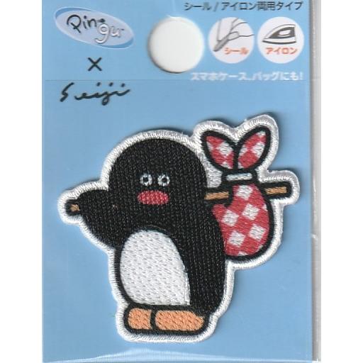 PINGUシールワッペン ピングー松本セイジ ししゅうステッカー シール