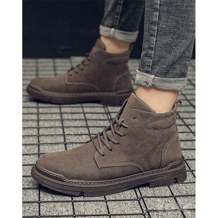 市場 メンズ 冬用 作業靴 スノーブーツ ショットブーツ