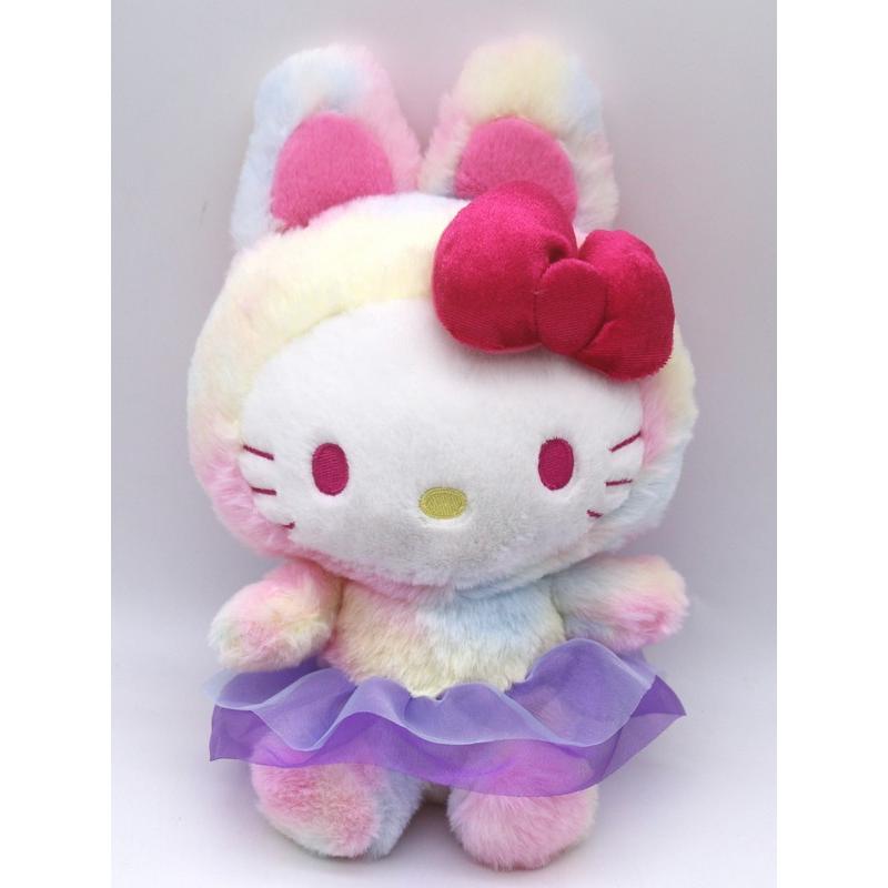 ハローキティ グラデバニー S ぬいぐるみ レインボー サンリオ 