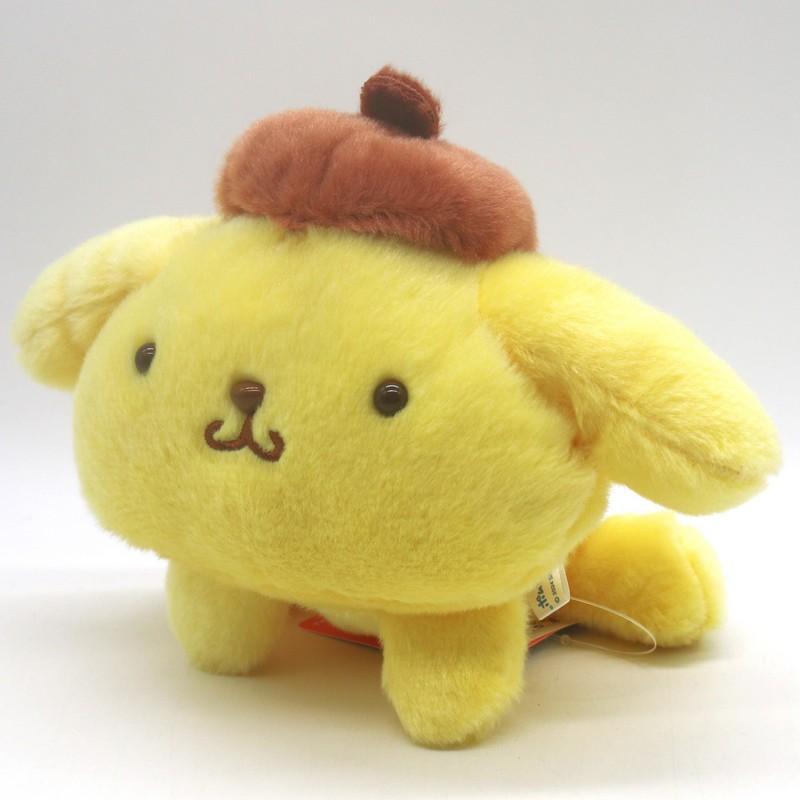 sanrio ポムポムプリン ふわくた はい型 ぬいぐるみ サンリオ sanrio ポムポムプリン ふわくた はい型 ぬいぐるみ サンリオ