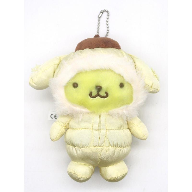 sanrio ポムポムプリン ふわぷくウインター マスコットホルダー sanrio ポムポムプリン ふわぷくウインター マスコットホルダー