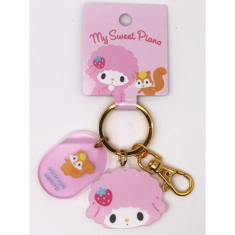 sanrio マイスウィートピアノ フェイス形キーホルダー サンリオ sanrio マイスウィートピアノ フェイス形キーホルダー サンリオ